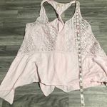 Hollister Light Pink Twisted Racerback Tank Top; Medium Women’s Photo 3