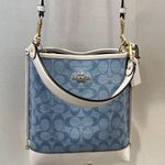 Coach Mollie Bucket Bag 22 In Signature Chambray CA583 Photo 0