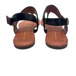 Tommy Hilfiger Tommy Hilfiger Thong Sandals Womens 10M Black Buckle Detail Summer Shoes Photo 6
