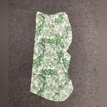 Cider  Tropical Floral Ruched Slit Skirt Green White Resortwear Beach Size XS Photo 2