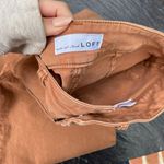 ZARA Loft wide legged high waist copper pants Photo 1