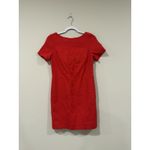 Anthropologie  Maeve Bow-Back Shift Red Dress $148 size 2 2298 Photo 2