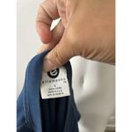 90s Ellemenno V Neck Blue White Graphic Floral Tee Short Sleeve Tee Large Photo 4