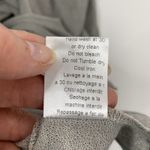 RONEN CHEN Sz 1 US 6 Knit Tunic Asymmetrical Dress Lightweight Gray Short Sleeve Photo 6