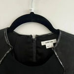 Helmut Lang 631  Leather Sleeveless Dress Size 4 Color Black Photo 5