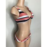 Seafolly New. Milea by  stripe bikini. Medium. Retails $169 Photo 2