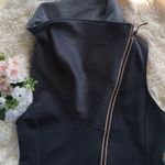 Calia Women’s Funnel neck Vest Zip Outdoor Workout Gray Blue Size Medium Photo 1