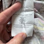 Etro Sleeveless Pink Paisley Shirt Size 44/Medium Green Photo 6