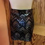 Rock 47 by wrangler sequined chevron mini skirt Black Size L Photo 10