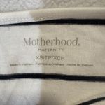 Motherhood  Black and White Striped 3/4 Sleeve Top Photo 2