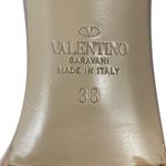 Valentino Garavani 60mm Rockstud Ankle Wrap Leather Sandal Pink Size 38 Photo 9