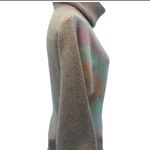 Jeanne pierre  VTG Women's Sweater Angora Lambswool Plaid Multicolor Size Small Photo 2