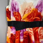 NY&C Floral Rose Draped Cocktail Dress Size 10 Pink Size M Photo 5