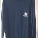 Peach Sate Pride Navy Long Sleeve Pocket Tee; Size Medium Photo 0