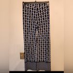 Monteau  Los Angeles Size small White, Blue & Black Super Soft Wide Leg Pants Photo 1