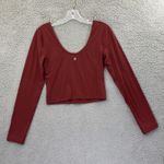 Lululemon Align Long Sleeve Shirt Mulled Wine Red Athletic Athleisure Women's 6 Photo 1