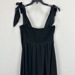 Lulus NEW  Summer Invite Black Tie Strap Tiered Midi Dress Cocktail Party XL Photo 11