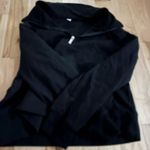Oversized Black Half Zip Crewneck Size XL Photo 0