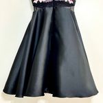 XScape Floral Embroidered Illusion Fit&Flare Dress Photo 6