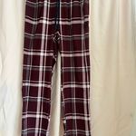 Nautica Burgundy and White Plaid Sleepwear Photo 1