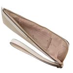 Kate Spade Lucy Colorblock Pebbled Leather Medium L-zip Wristlet - Light Sand Photo 2