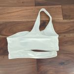 Lulus  White Halter Cutout One Shoulder Bikini Swim Top M Photo 5