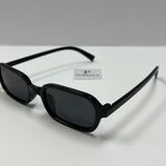 90s Small rectangle black Sunglasses / vintage small sunglasses Photo 1