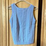 Vintage Wainscott Blue Ribbed Sleeveless Tank Top / Vest Size M Photo 5