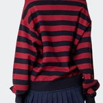 Edikted  sterling striped off the shoulder sweater Photo 1