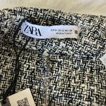 ZARA Tweed Denim Ruffle Skirt Photo 5