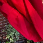 Bebe  Jeweled & Beaded red sleeveless fitted high neck Mini Dress Size Medium Photo 9