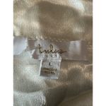 Lulus Halter Neck Chiffon Overlay Satin Dress Open Back Flowing Train L NWOT White Size L Photo 13