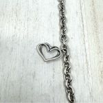 Vera Wang Love Sterling Silver Diamond Heart toggle clasp bracelet Photo 6