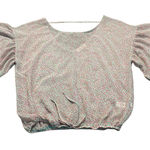Love + Joy  sheer floral blouse Photo 0