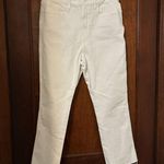Good American  good legs white raw hem high waisted skinny jeans Size 14 Photo 0