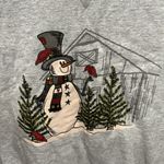 Fruit of the Loom vintage snowman holiday crewneck sweatshirt size XL Photo 2