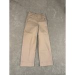 Spanx Stretch Twill Cropped Cargo Pants Womens XS Pale Pink Pull On Wide 20312R Photo 2