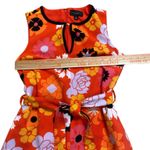 Victoria Beckham  x Target Orange Floral Belted Romper Photo 3