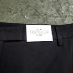 Topshop  Black Flare Slacks Photo 3