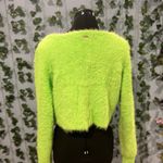 Fabletics Neon Green Fuzzy Cardigan Photo 3