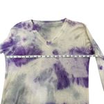 The Elder Statesman Cashmere Tie Dye Long Fit Sweater Top Purple Size M Photo 7
