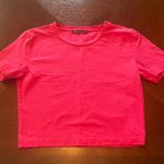 ZARA  Pink T-Shirt Women’s Medium cropped Photo 0