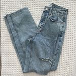BDG  High Rise Baggy Distressed Acid-Wash Jeans Photo 0