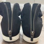 Eileen Fisher Kash Tumbled Nubuck Leather Sneaker Sandal Black Women's Size 8M Photo 3