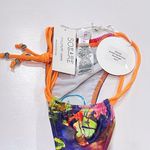 NEW Robb Lulu S Bikini Bottom Drawstring Pant Nova Bright Swimwear Bathing Suit Orange Photo 5