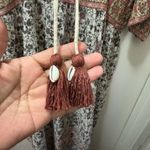 ZARA  Beige and Red Floral Maxi Dress Photo 3