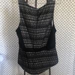 Anthropologie ‎ Deletta Sculpted Lace Peplum Top Photo 2