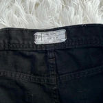 Free People  Womens Shorts Black True Distressed Denim Size 25 Photo 2