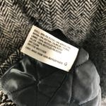 A New Day  Herringbone Double-Breasted Coat Black/White Wool Blend Womens L Photo 4