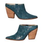 Charles by Charles David Charles David Nico Blue Teal Suede Mules Photo 0